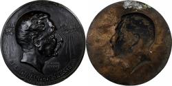 World Coins - Egypt, Medal, Suez (et Panama), Ferdinand de Lesseps, 1884, Bronze, Ringel