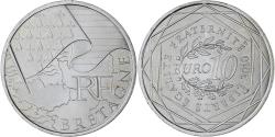 World Coins - France, 10 Euro, Euros des régions, 2010, Paris, Bretagne, , Silver