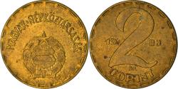 World Coins - Coin, Hungary, 2 Forint, 1983, Budapest, , Brass, KM:591