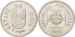 World Coins - Coin, INDIA-PORTUGUESE, Rupia, 1935, , Silver, KM:22