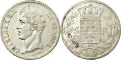 World Coins - Coin, France, Charles X, 5 Francs, 1828, Lyon, , Silver, Gadoury:644
