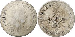 World Coins - France, Louis XIV, 4 Sols des Traitants, 1676, Vimy, Silver,