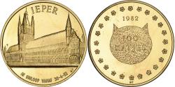 World Coins - Belgium, Token, 100 Katjes - Ieper, 1982, Bronze,