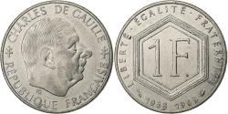 World Coins - France, Charles de Gaulle, Franc, 1988, Paris, , Nickel, KM:963