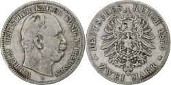 World Coins - German States, PRUSSIA, Wilhelm I, 2 Mark, 1876, Cleves, Silver,