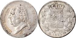 World Coins - Coin, France, Louis XVIII, 5 Francs, 1823, Rouen, , Silver, KM:711.9