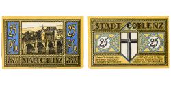 World Coins - Banknote, Germany, Coblenz Stadt, 25 Pfennig, Pont 4, 1921, 1921-05-01