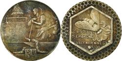 World Coins - France, Token, Savings Bank, Caisse d'Epargne de Valenciennes, , Silver