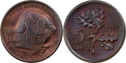 World Coins - Turkey, 5 Kurus, 1980, Istanbul, Bronze, , KM:934
