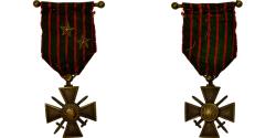 World Coins - France, Croix de Guerre, 2 Etoiles, Medal, 1914-1917, Excellent Quality, Bronze