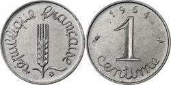 World Coins - France, 1 Centime, Épi, 1964, Paris, Stainless Steel, , Gadoury:91