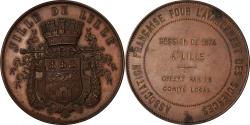 World Coins - France, Medal, French Third Republic, Sciences & Technologies, 1874,