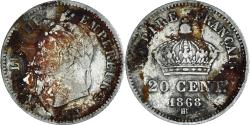 World Coins - Coin, France, Napoleon III, Napoléon III, 20 Centimes, 1868, Strasbourg