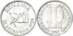 World Coins - Coin, Romania, 10 Lei, 1992