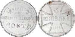 World Coins - Coin, GERMANY - EMPIRE, Wilhelm II, 3 Kopeks, 1916, Hamburg, , Iron