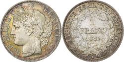 World Coins - France, 1 Franc, Cérès, 1887, Paris, Silver, , Gadoury:465a