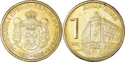 World Coins - Coin, Serbia, Dinar, 2007, , Nickel-brass, KM:39