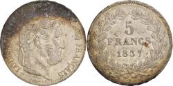 World Coins - Coin, France, Louis-Philippe, 5 Francs, 1837, Lille, , Silver