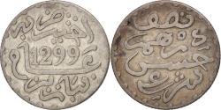 World Coins - Coin, Morocco, Moulay al-Hasan I, 1/2 Dirham, 1881, Paris, , Silver