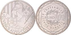 World Coins - France, 10 Euro, Provence-Alpes-Cote d'Azur, Euros des régions, 2010, Paris