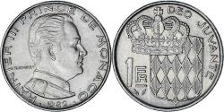 World Coins - Monaco, Rainier III, Franc, 1982, , Nickel, KM:140, Gadoury:MC 150