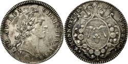 World Coins - France, Token, Louis XV, Monnaie, Monnoyeurs de Rouen, , Silver