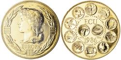 World Coins - France, Medal, Ecu Europa, Marianne, Politics, 1986, Rodier,