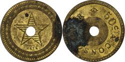 World Coins - France, 50 Centimes, Brass,