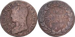 World Coins - Coin, France, Dupré, 5 Centimes, AN 8, Paris, , Copper, Gadoury:126