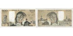 World Coins - France, 500 Francs, Pascal, 1988-03-03, W.274, VF(30-35)
