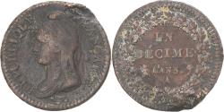 World Coins - Coin, France, Dupré, Decime, AN 5, Paris, , Copper, Gadoury:187