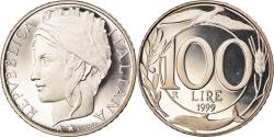World Coins - Coin, Italy, 100 Lire, 1999, Rome, Proof, , Copper-nickel, KM:159