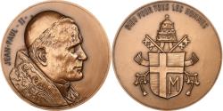 World Coins - Vatican, Medal, Jean Paul II, Dieu pour tous les Hommes, Bronze, Belmondo