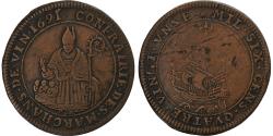 World Coins - France, Token, Confrérie des Marchands de Vin, 1691, Copper,