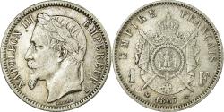 World Coins - Coin, France, Napoleon III, Napoléon III, Franc, 1867, Bordeaux,
