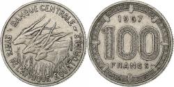 World Coins - EQUATORIAL AFRICAN STATES, 100 Francs, 1967, Paris, Nickel, , KM:5