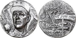 World Coins - France, Medal, Charles De Gaulle, Appel du 18 juin 1940, Silvered bronze
