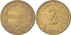 World Coins - Coin, France, France Libre, 2 Francs, 1944, Philadelphia, , Brass