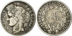 World Coins - Coin, France, 50 Centimes, 1850, Paris, , Silver, KM:769.1, Gadoury:411