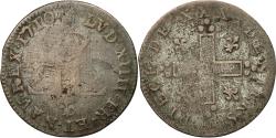 World Coins - Coin, France, Louis XIV, XXX Deniers aux 2 L couronnés, 30 Deniers, 1710, Metz