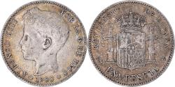 World Coins - Coin, Spain, Alfonso XIII, Peseta, 1900, , Silver, KM:706