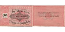 World Coins - Banknote, Austria, Hargelsberg, 90 Heller, Texte, 1920 UNC(63) Mehl:FS 349IIa