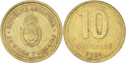 World Coins - Coin, Argentina, 10 Centavos, 2004