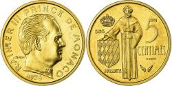 World Coins - Coin, Monaco, Rainier III, 5 Centimes, 1976, ESSAI,