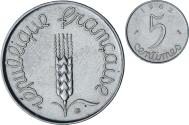 World Coins - Coin, France, Épi, 5 Centimes, 1962, Paris, , Stainless Steel, KM:927