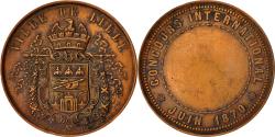 World Coins - France, Medal, Ville de Lille, Concours International, 1870, Esparon,