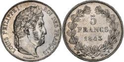 World Coins - Coin, France, Louis-Philippe, 5 Francs, 1843, Lille, , Silver