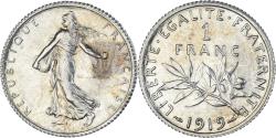 World Coins - Coin, France, Semeuse, Franc, 1919, Paris, , Silver, KM:844.1