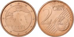 World Coins - Estonia, 2 Euro Cent, 2011, Vantaa, Copper Plated Steel, , KM:62