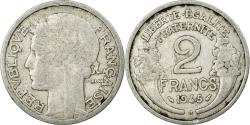 World Coins - Coin, France, Morlon, 2 Francs, 1945, Beaumont - Le Roger, , Aluminum